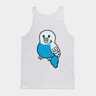 Cute Blue Budgie Tank Top